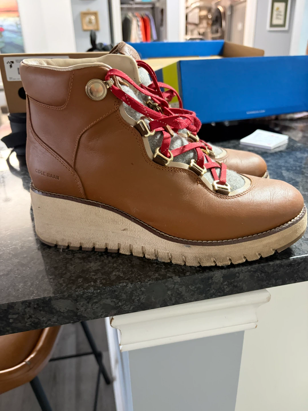 Cole Haan Grandexplore Waterproof Lace-Up Ankle Boots - photo 2