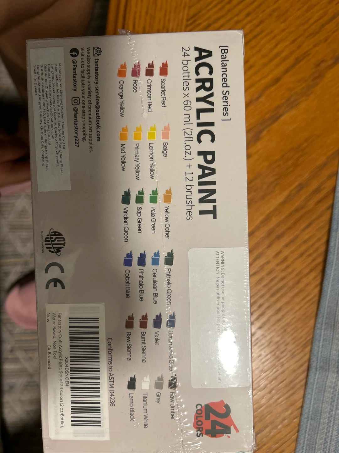 Fantasy Story 24 Colors Acrylic Paint Set - photo 3