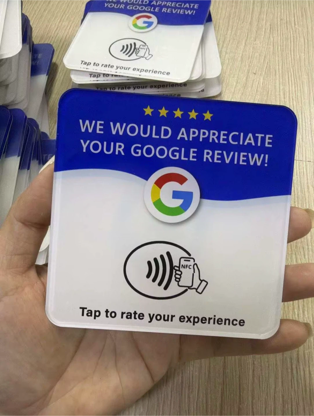 Google Review NFC Tap Card