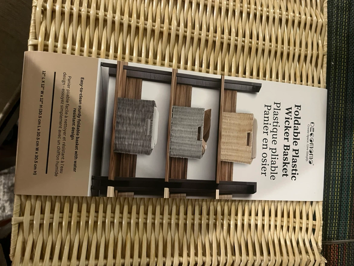 4 set Brand New DECOMOMO  Baskets (Set of 4) - 12"x12"x12"