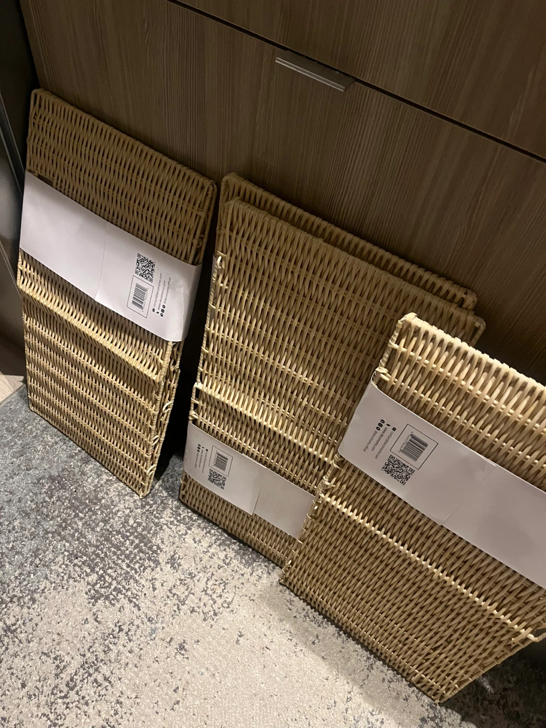 4 set Brand New DECOMOMO  Baskets (Set of 4) - 12"x12"x12" - photo 2