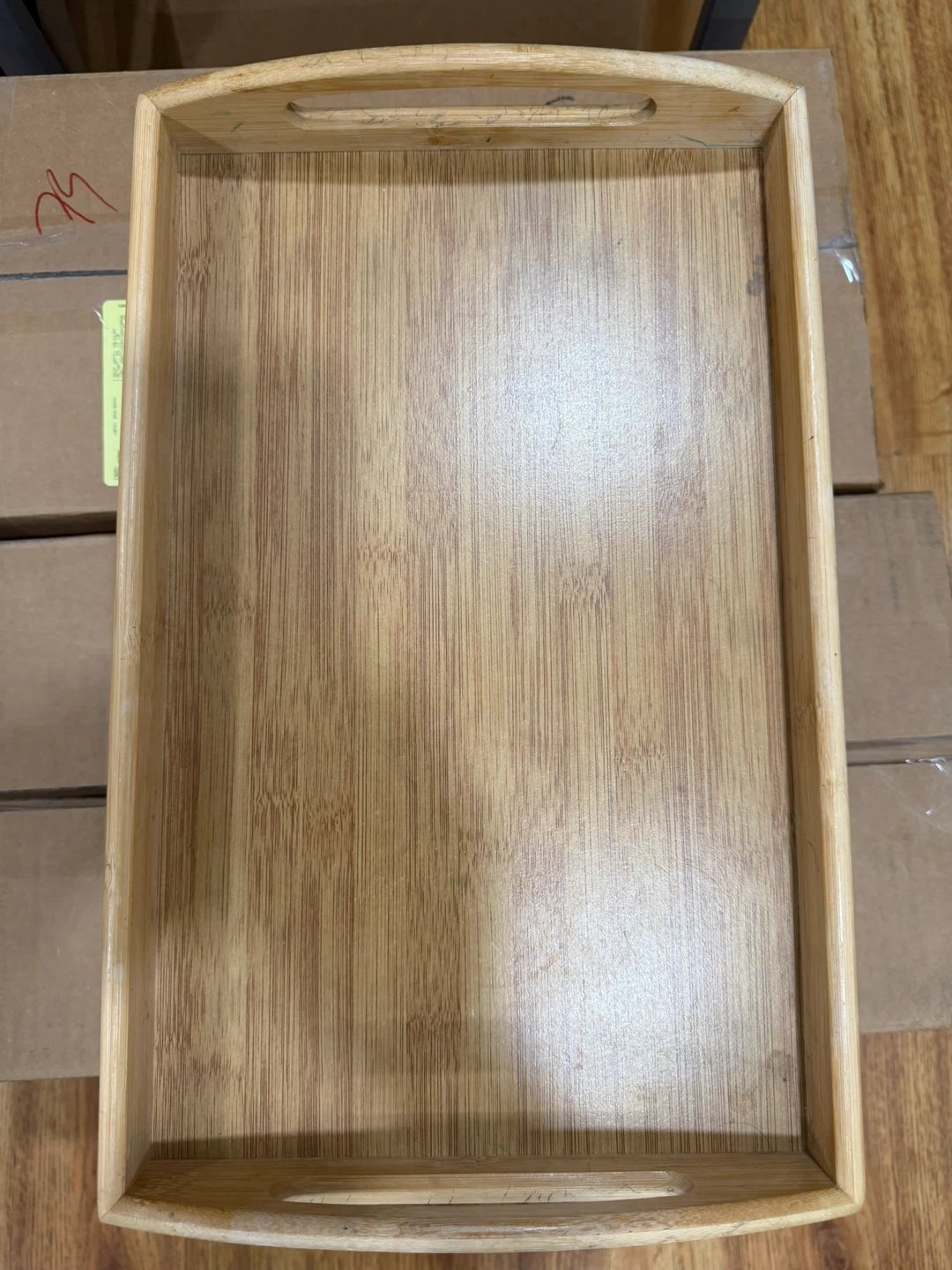 Bamboo Serving Tray with Handles