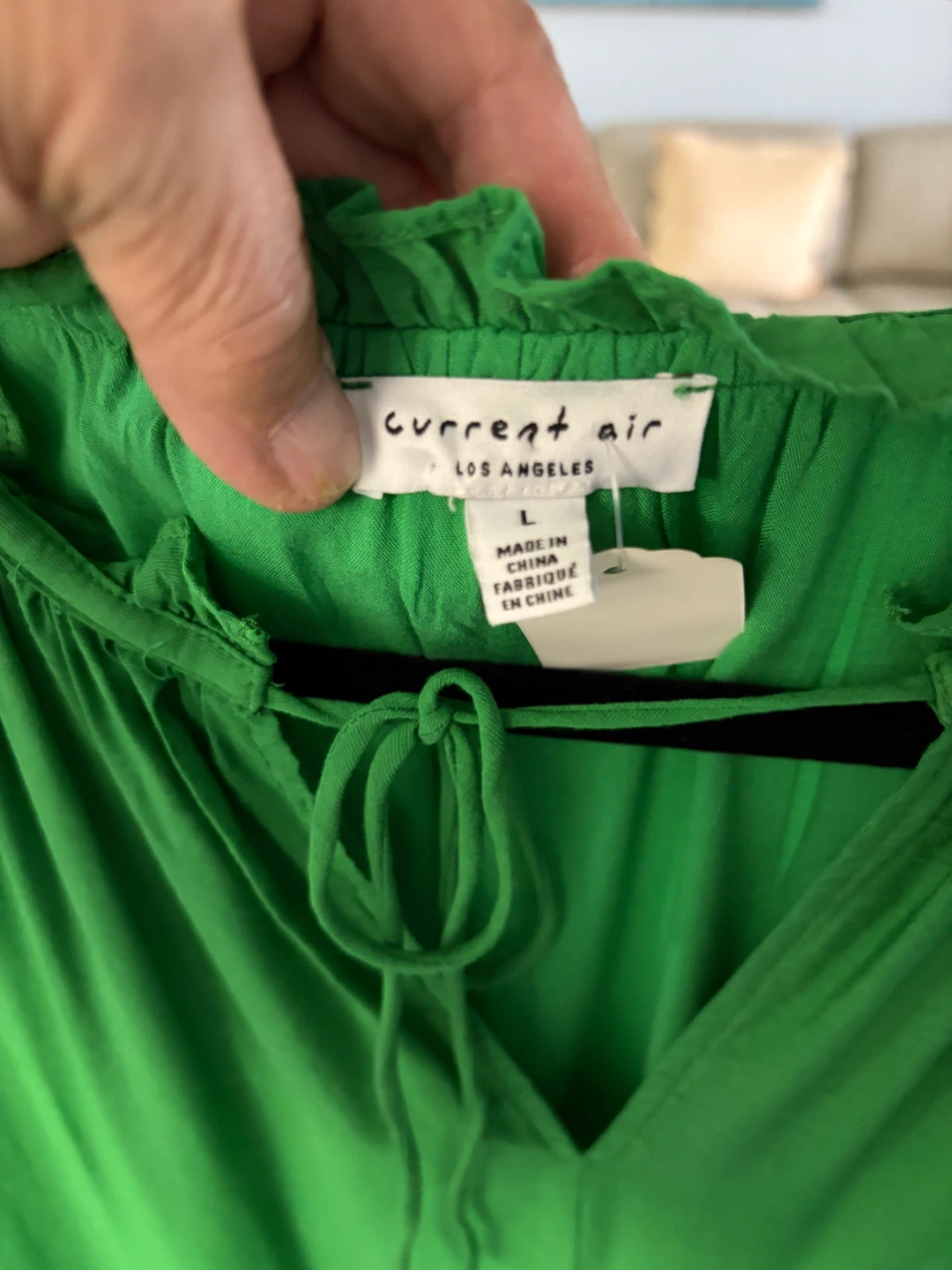 Current Air Green Midi Dress Size L - photo 3