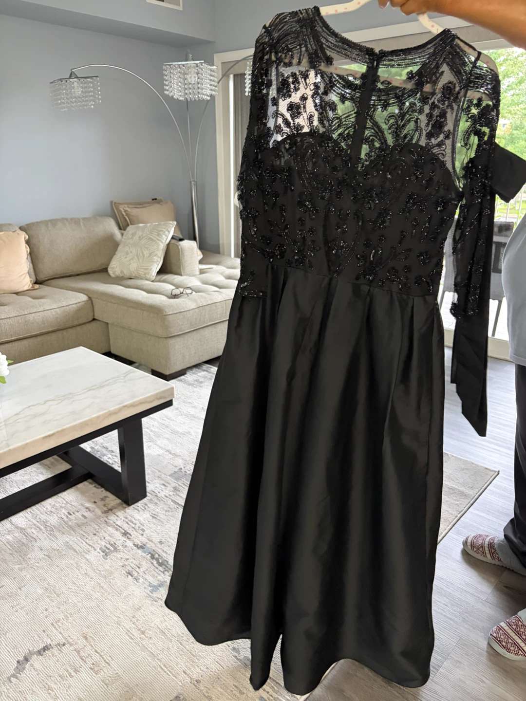 Pisarro Nights Beaded Black Gown - photo 2