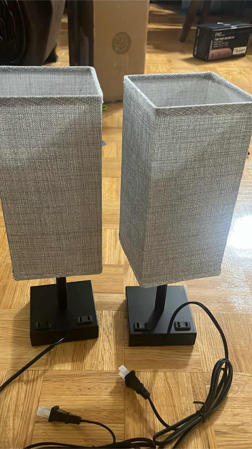 Fenmzee Bedside Table Lamps Set of 2 with 3-Way Touch Control - photo 2