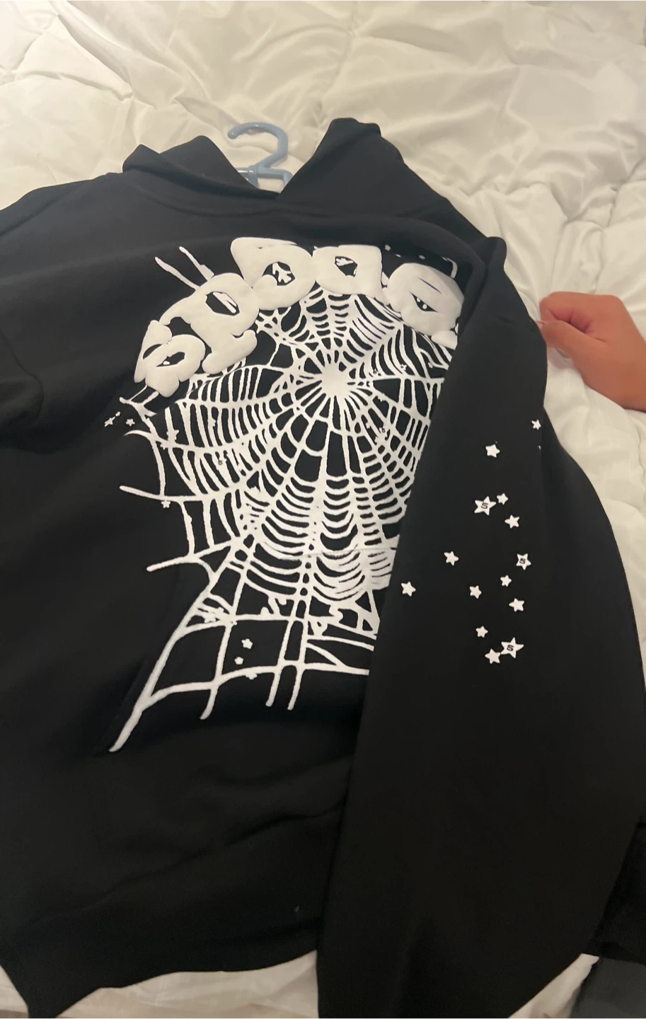 Black spider hoodie