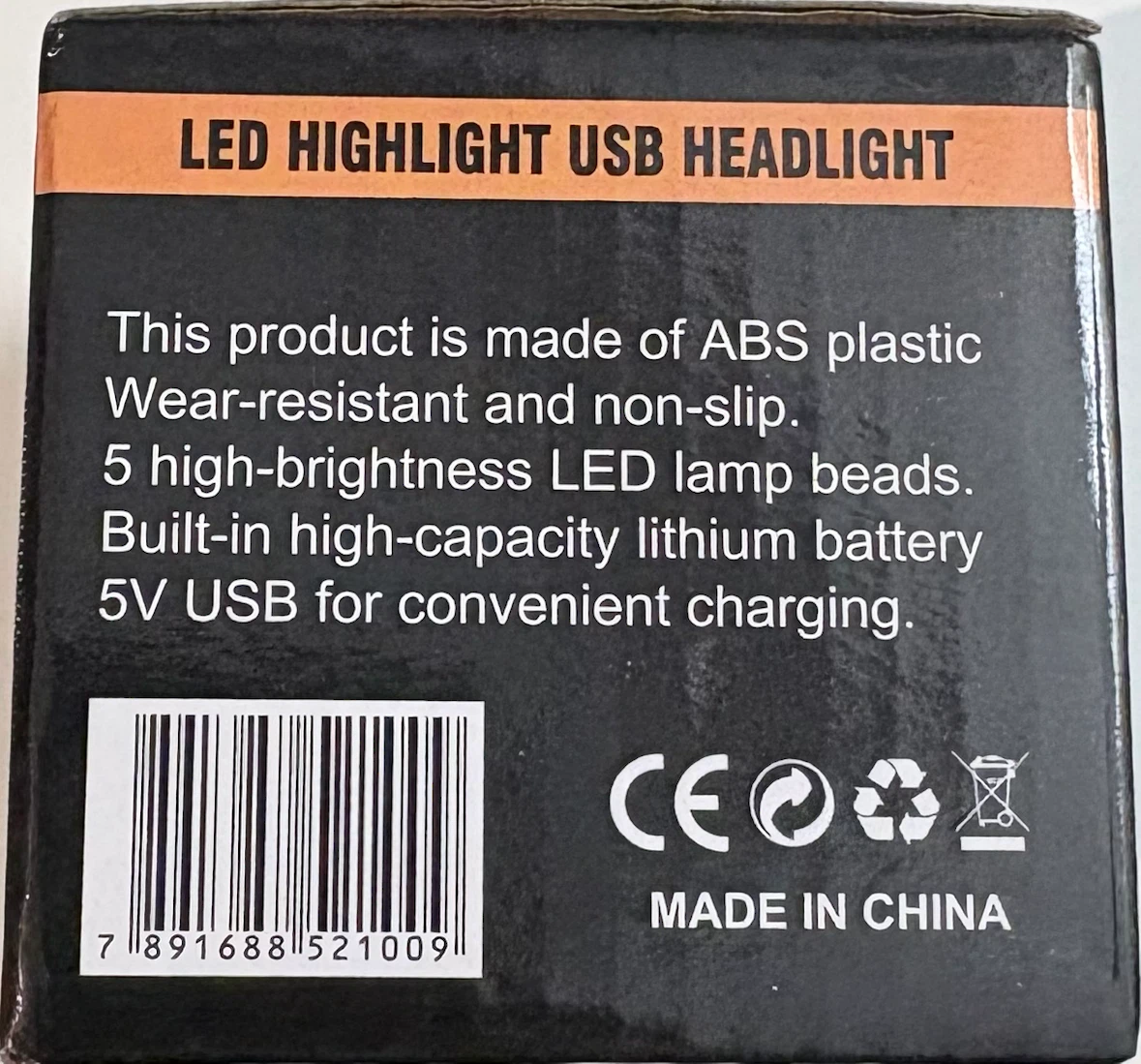 T21 LED Highlight USB Headlight - photo 3