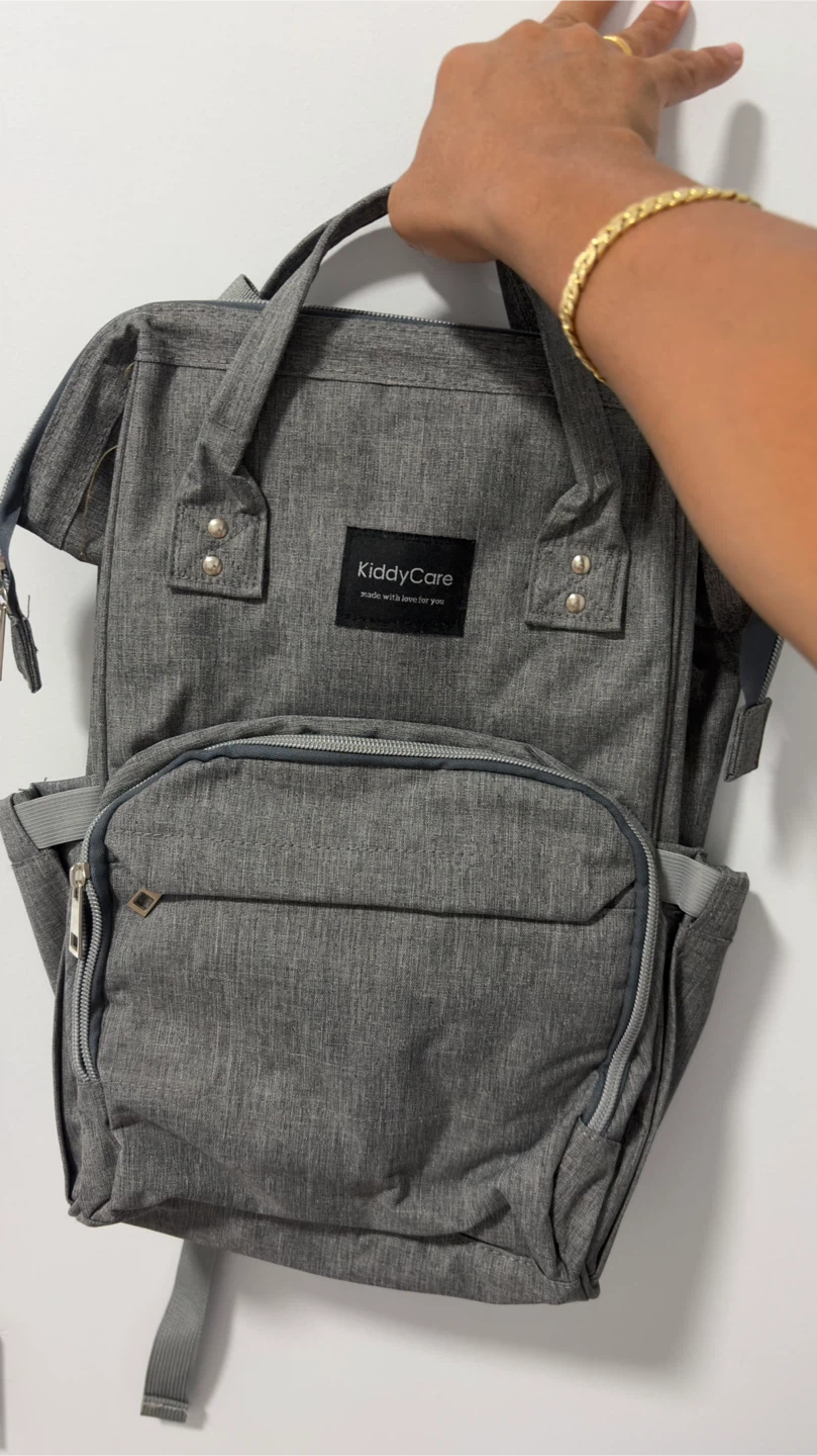 Brand new KiddyCare Diaper Bag Backpack - Grey - photo 2