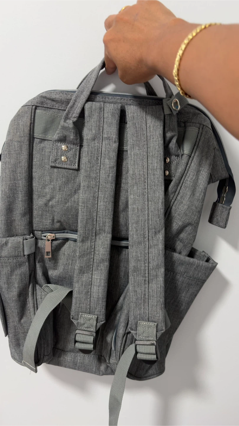 Brand new KiddyCare Diaper Bag Backpack - Grey - photo 3