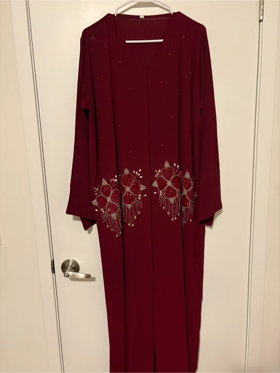 Brand new beaded chiffon abaya -58 - photo 4