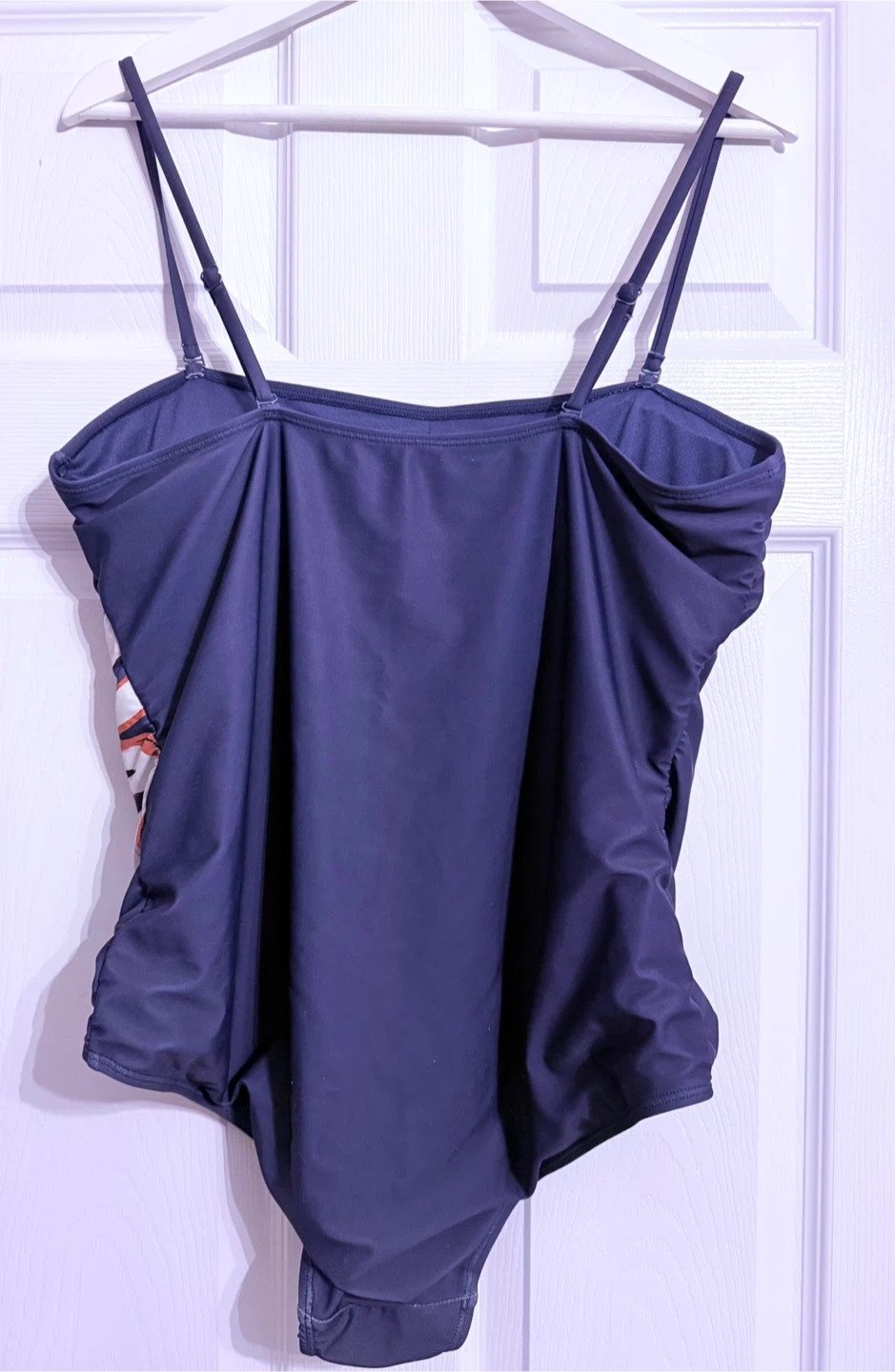 Becca One-Piece Swimsuit Floral Print Navy XL - photo 3