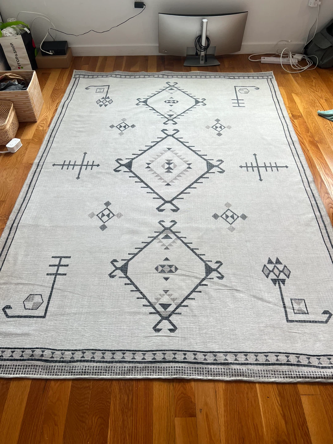 RUGGABLE Washable Damali Rug 6x9 with pad - photo 3