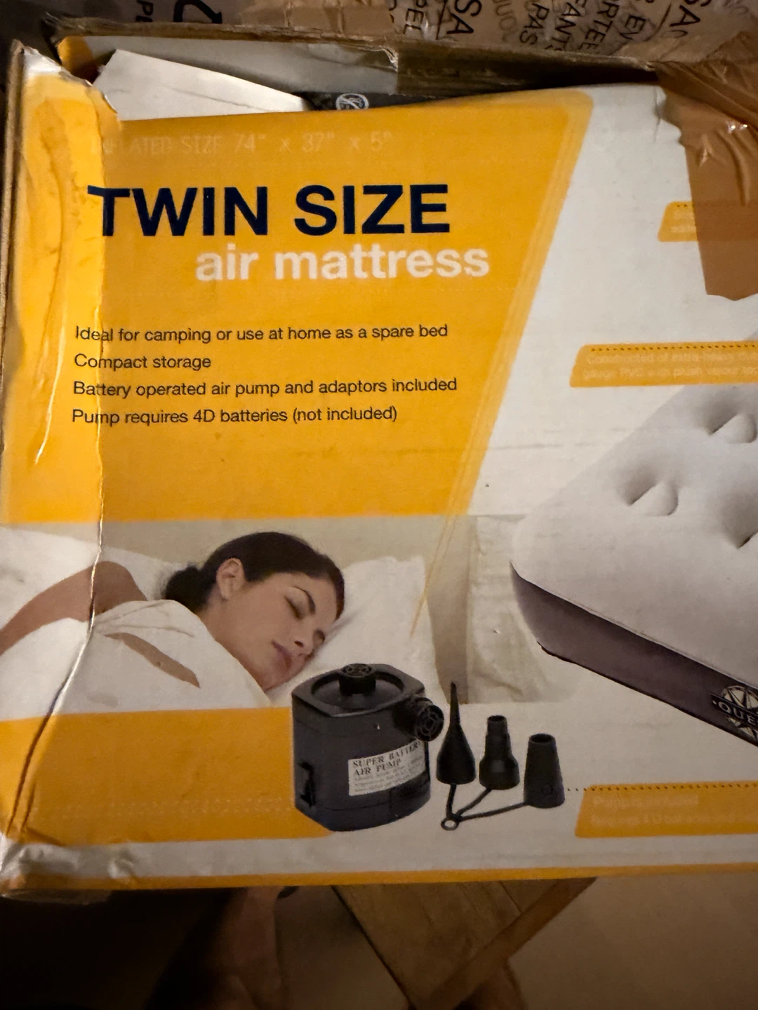 Quest Twin Size Air Mattress without Pump - photo 2