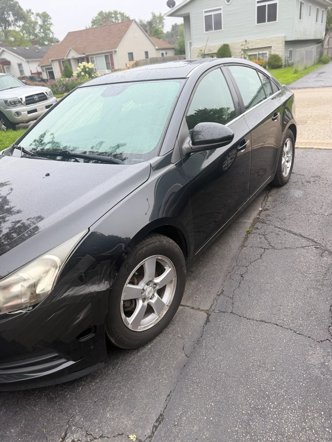 Black Chevrolet Cruze LT Sedan