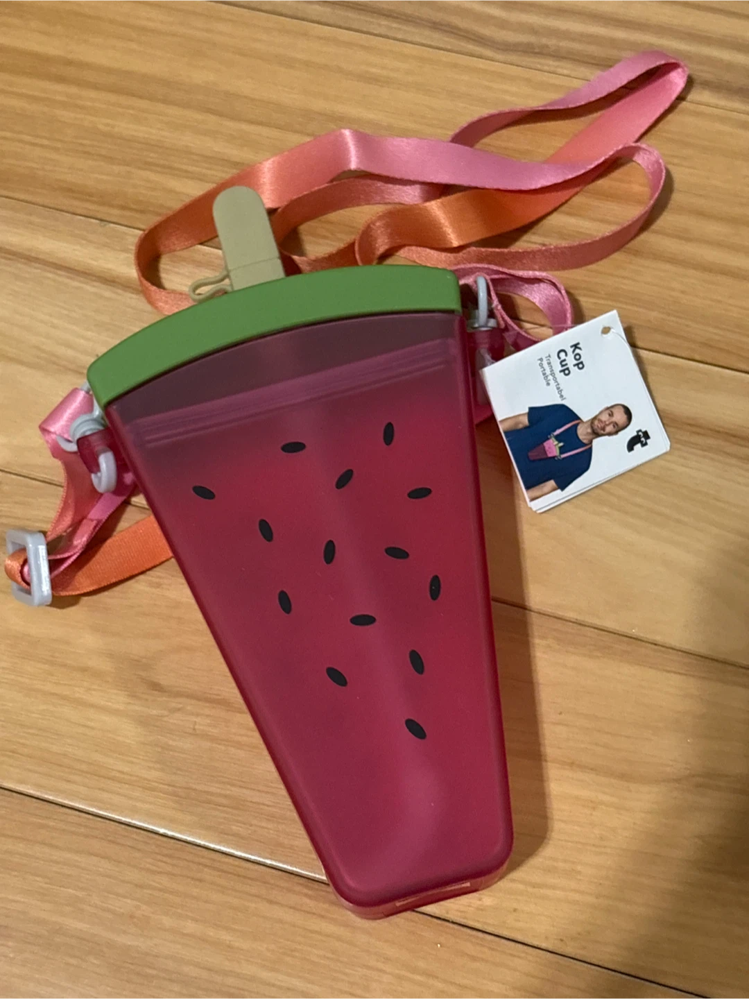 Watermelon Popsicle Shaped Water Bottle