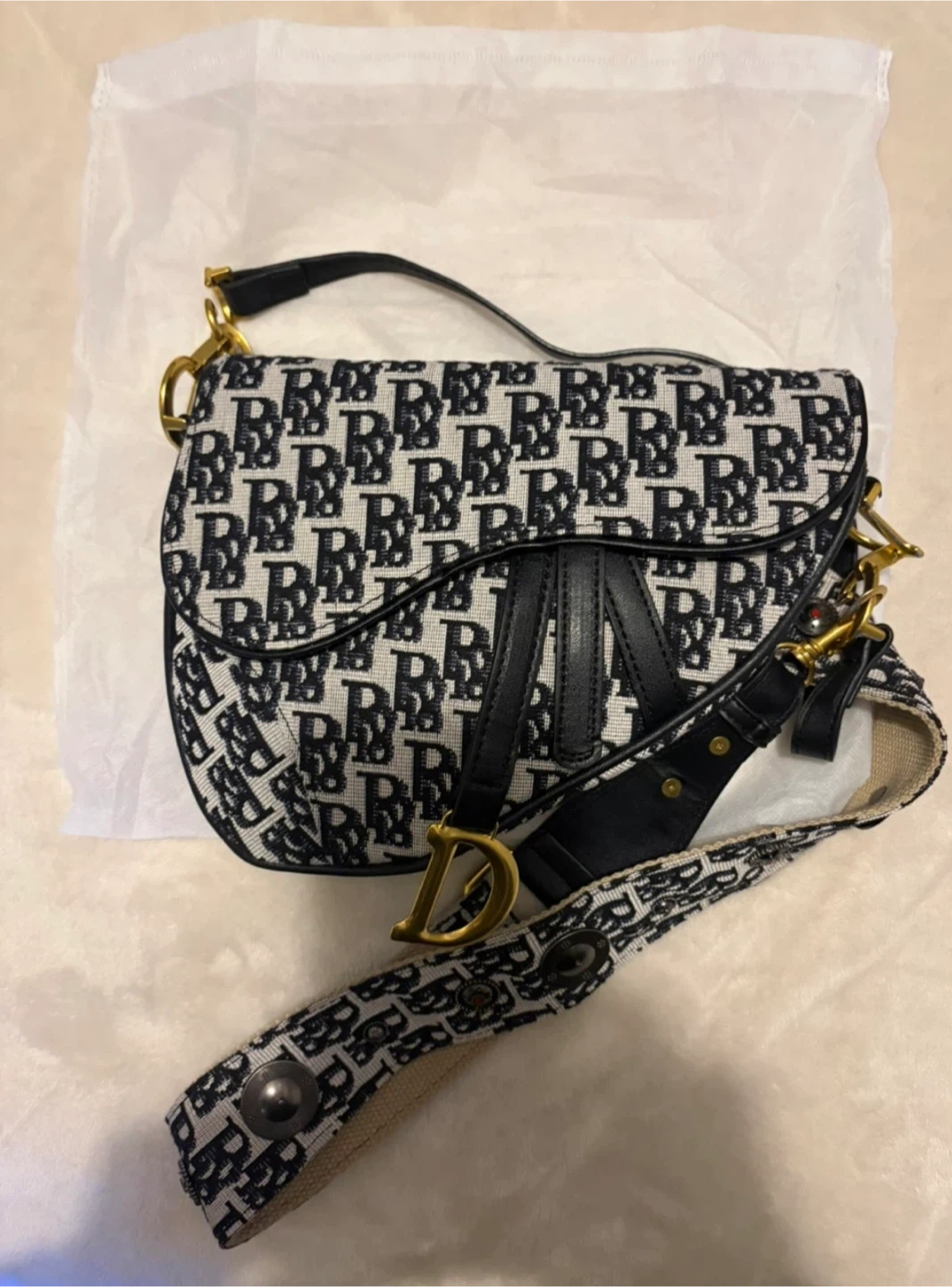 Dior-Inspired Saddle Bag