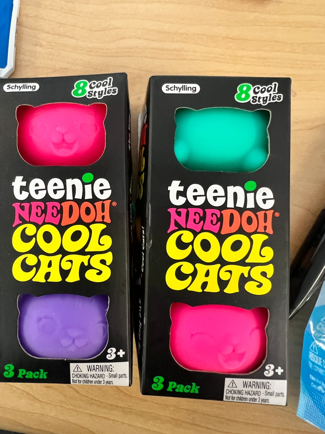 Schylling Teenie Needoh Cool Cats 3 Pack