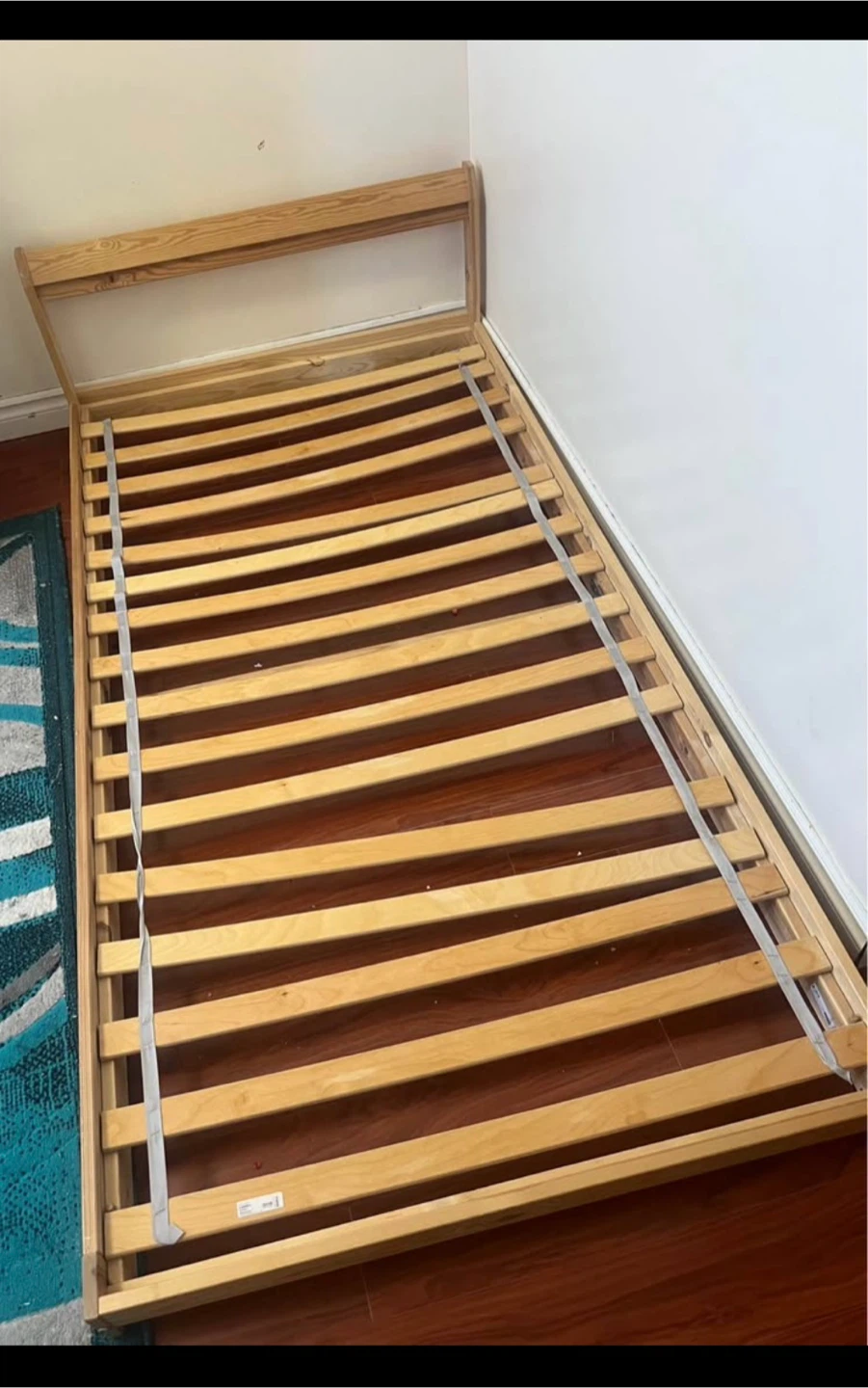 IKEA Solid Pine Twin/Single Bed Frame