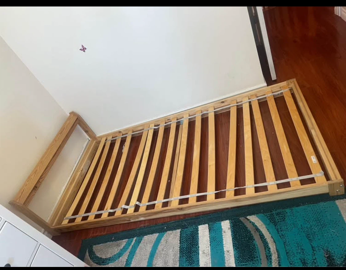 IKEA Solid Pine Twin/Single Bed Frame - photo 2