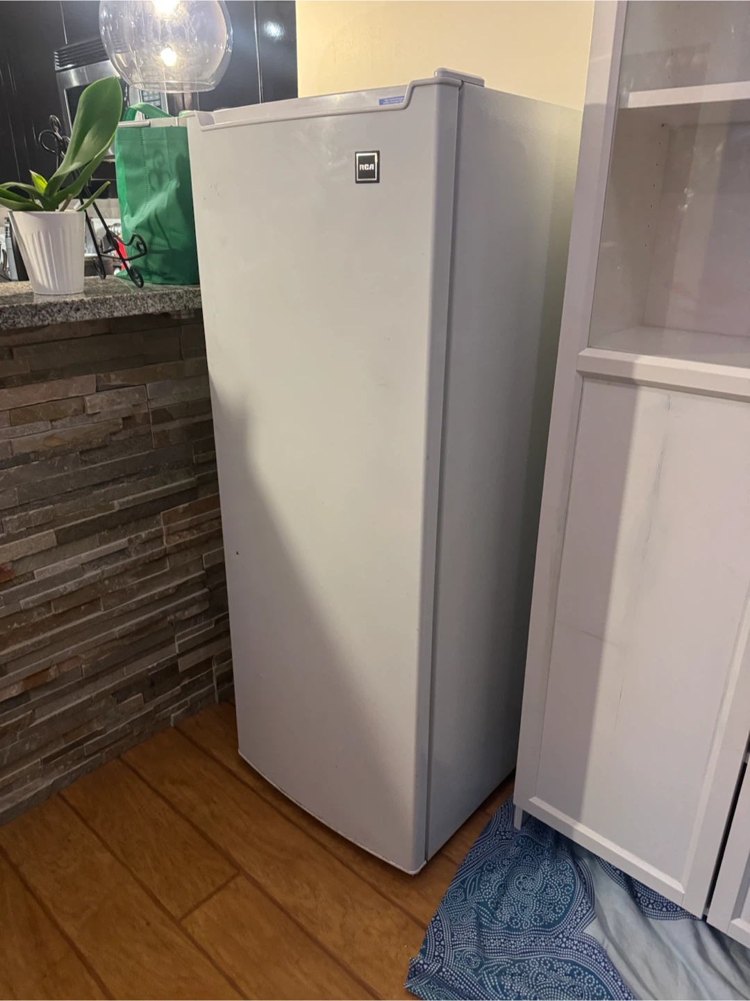 RCA White Upright Freezer