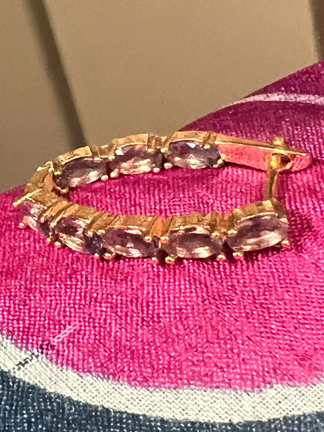 Rose Gold Tone Hoop Earrings