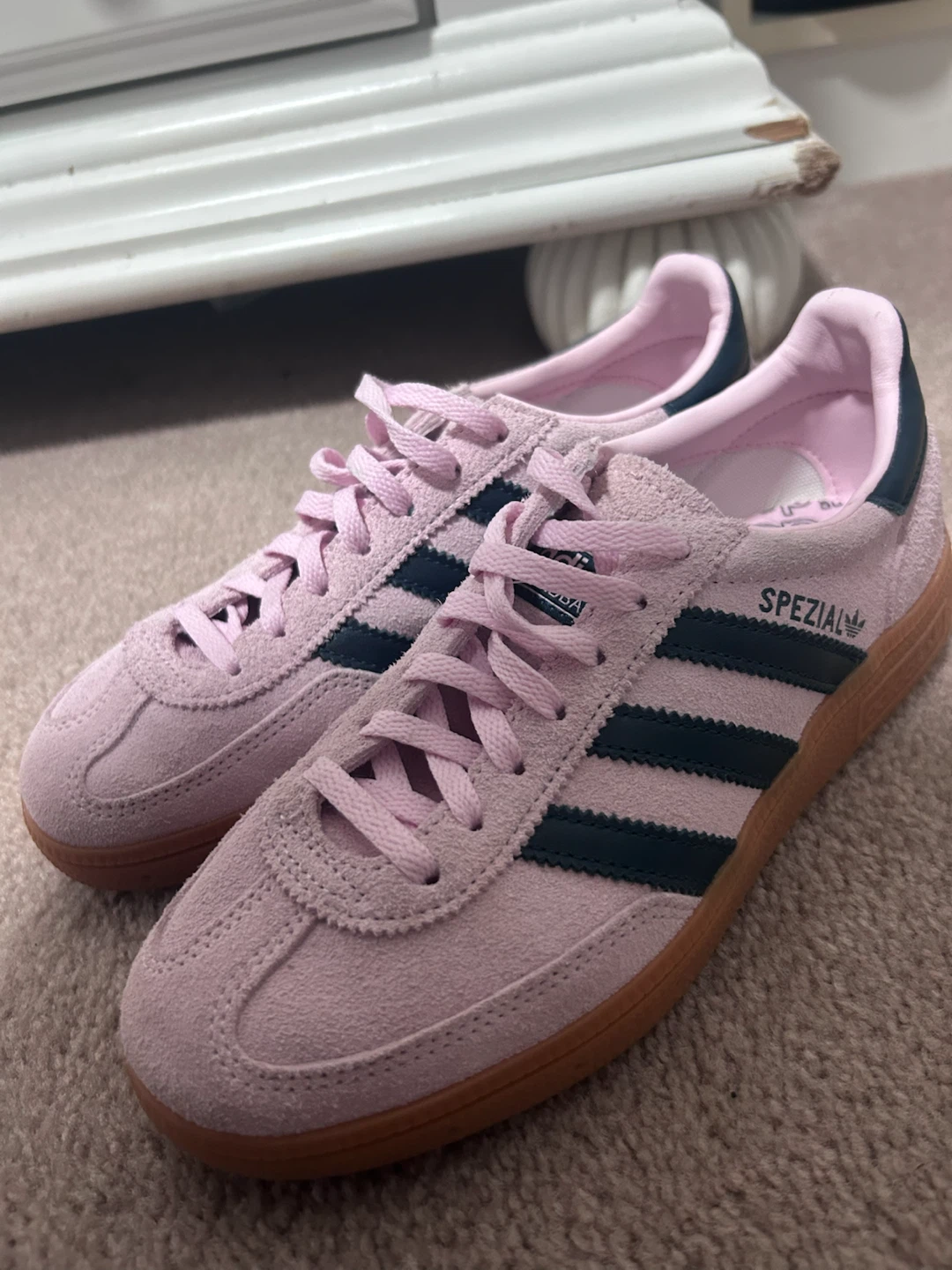 Adidas Spezial Pink Suede Sneakers