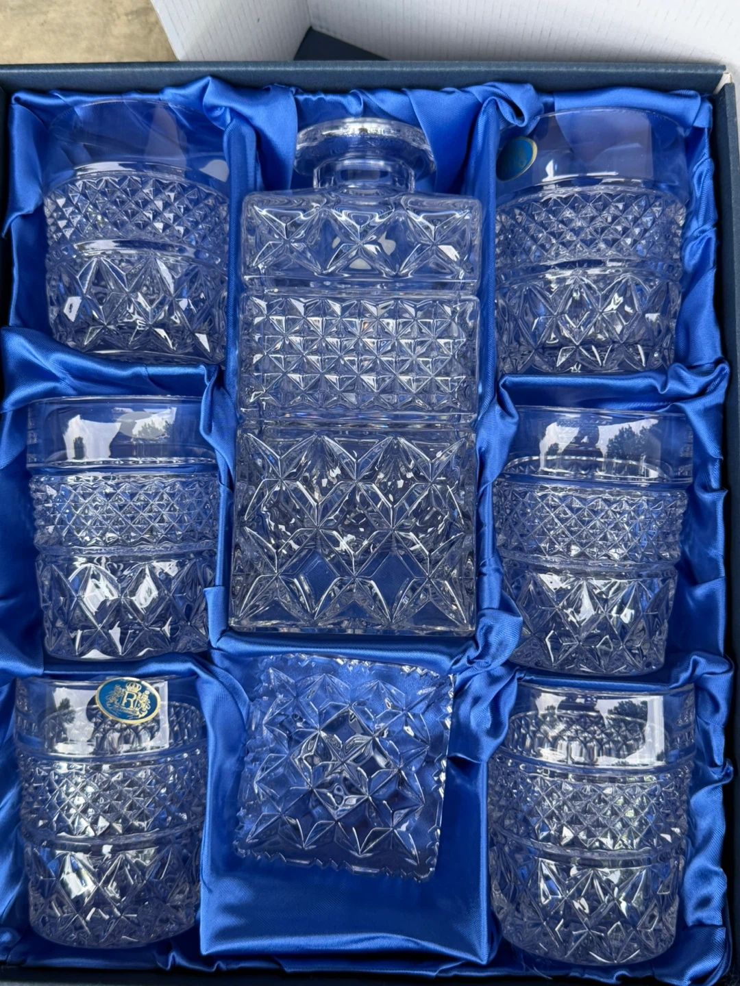 Royal Doulton Whiskey Decanter and Tumbler Set