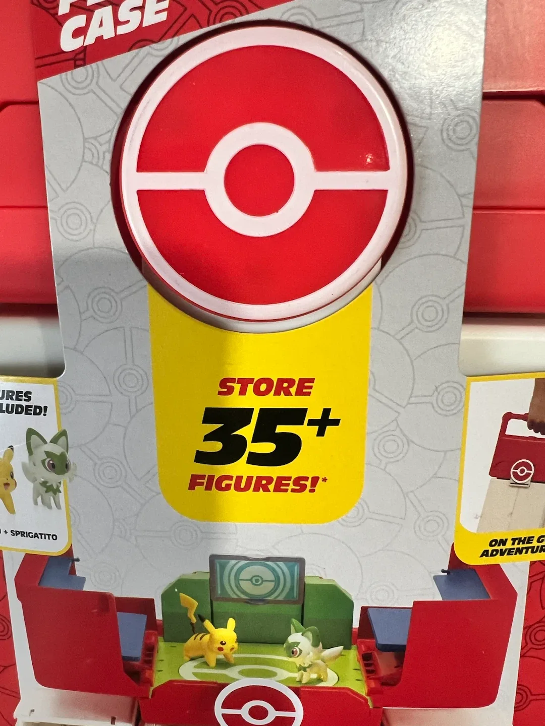 Pokémon Play 'n Display Case with Pikachu & Sprigatito Figures - photo 4
