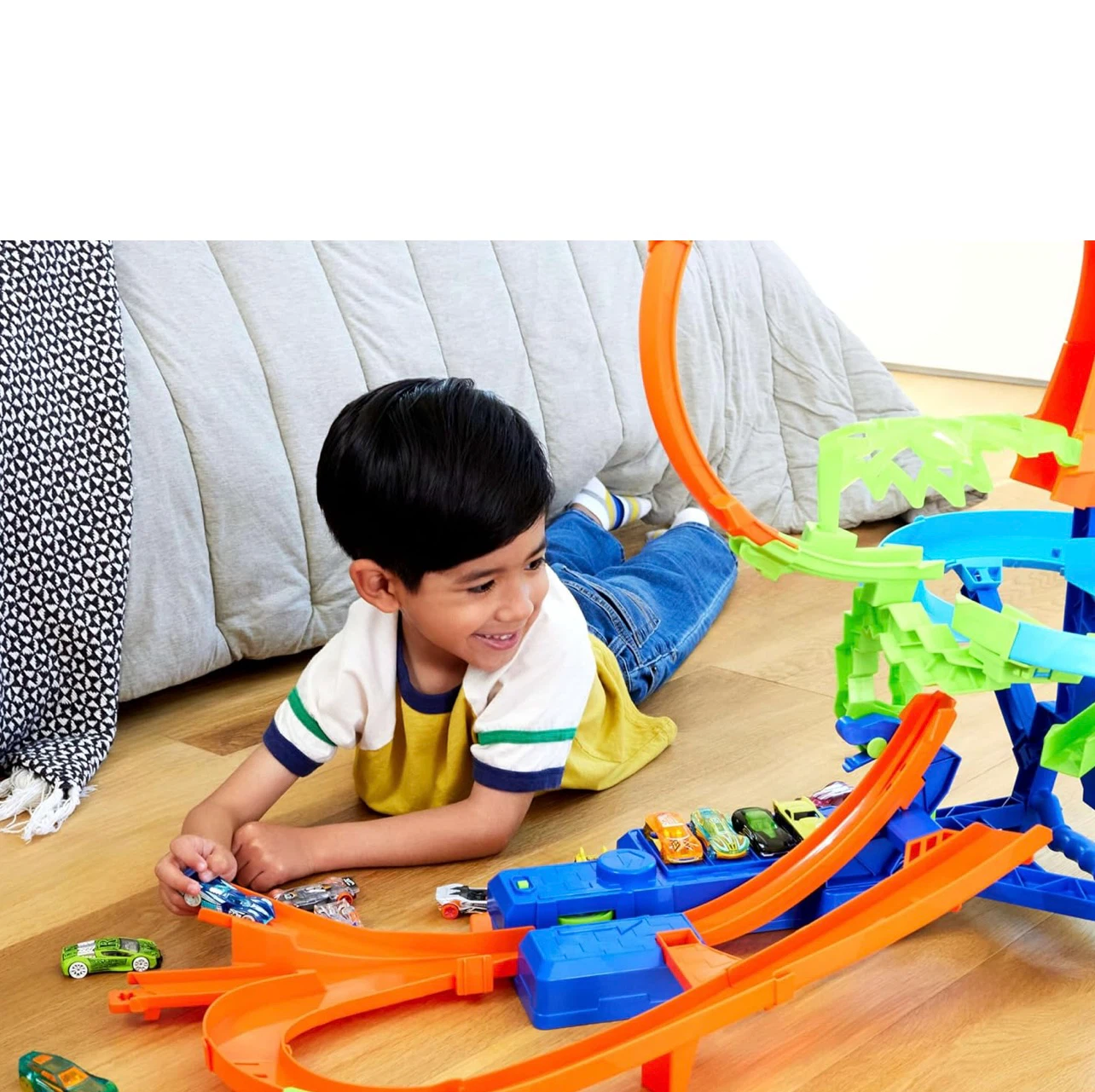 Hot Wheels Stunt Tracks Epic Crash Dash Playset - photo 5