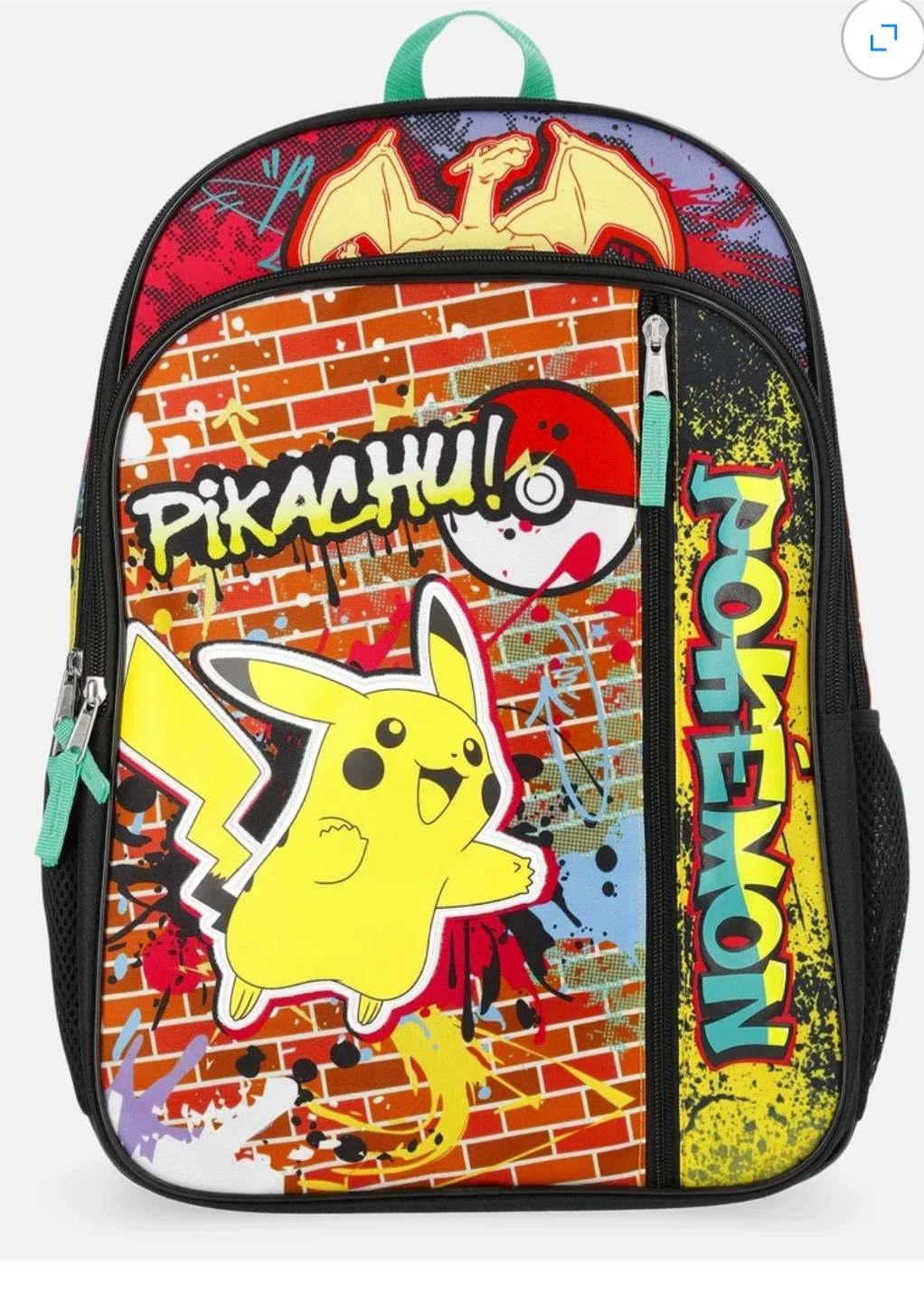 Pokemon Graffiti Pikachu Backpack