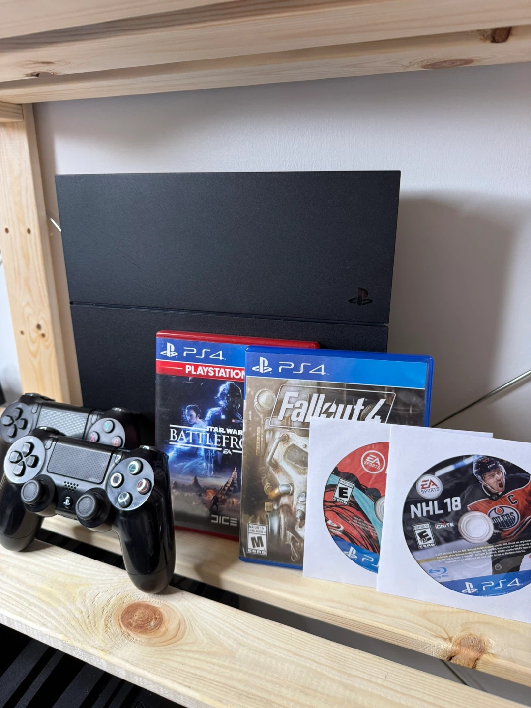 PlayStation 4 with games