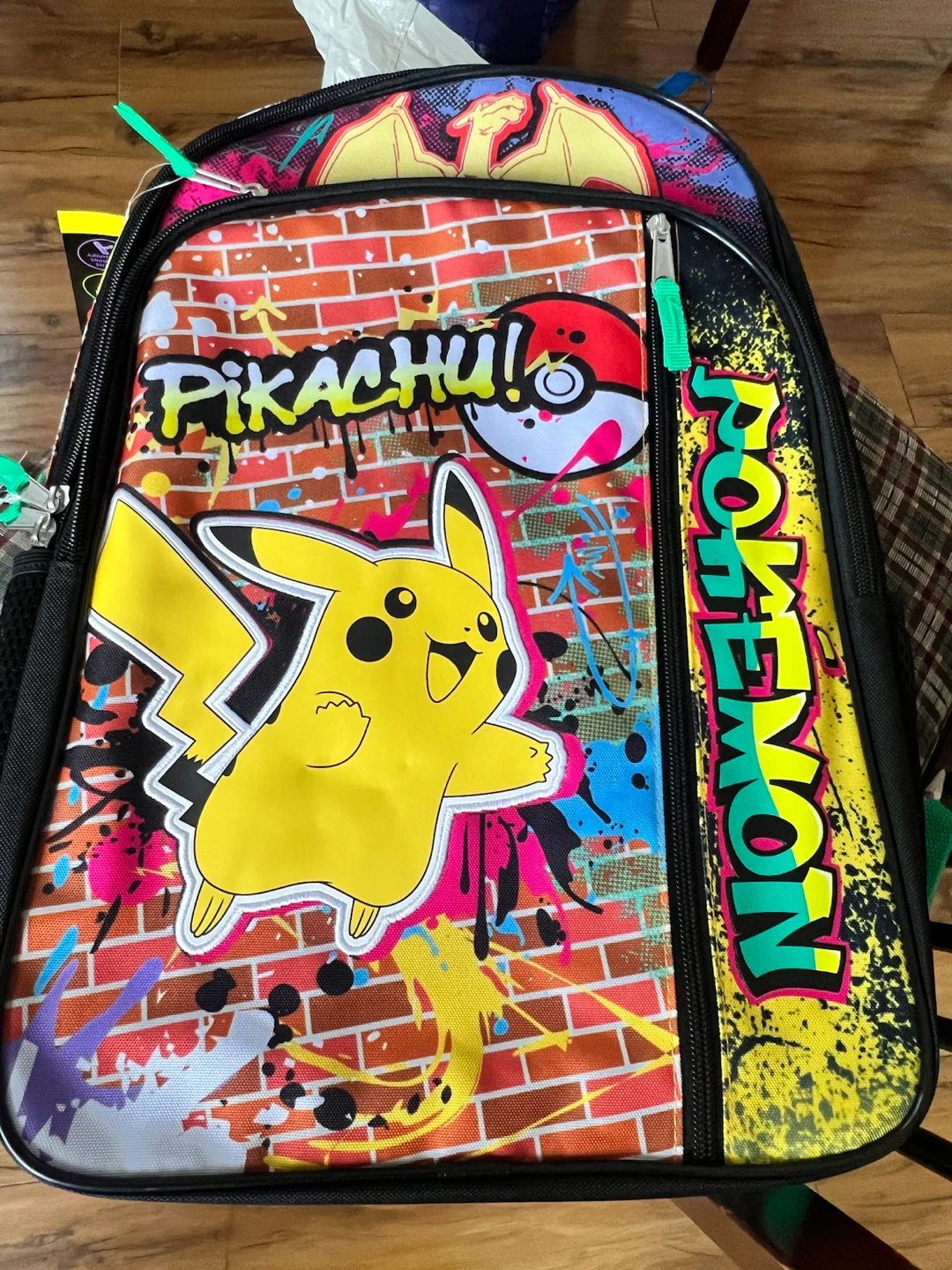 Pokemon Graffiti Pikachu Backpack - photo 5