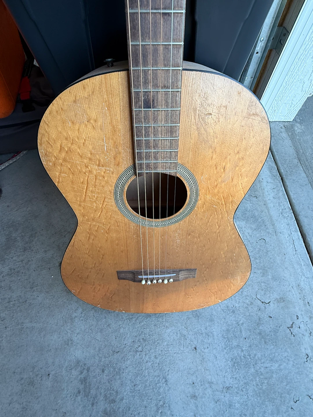 Vintage Komouraska ÉTUDE Folk Acoustic Guitar
