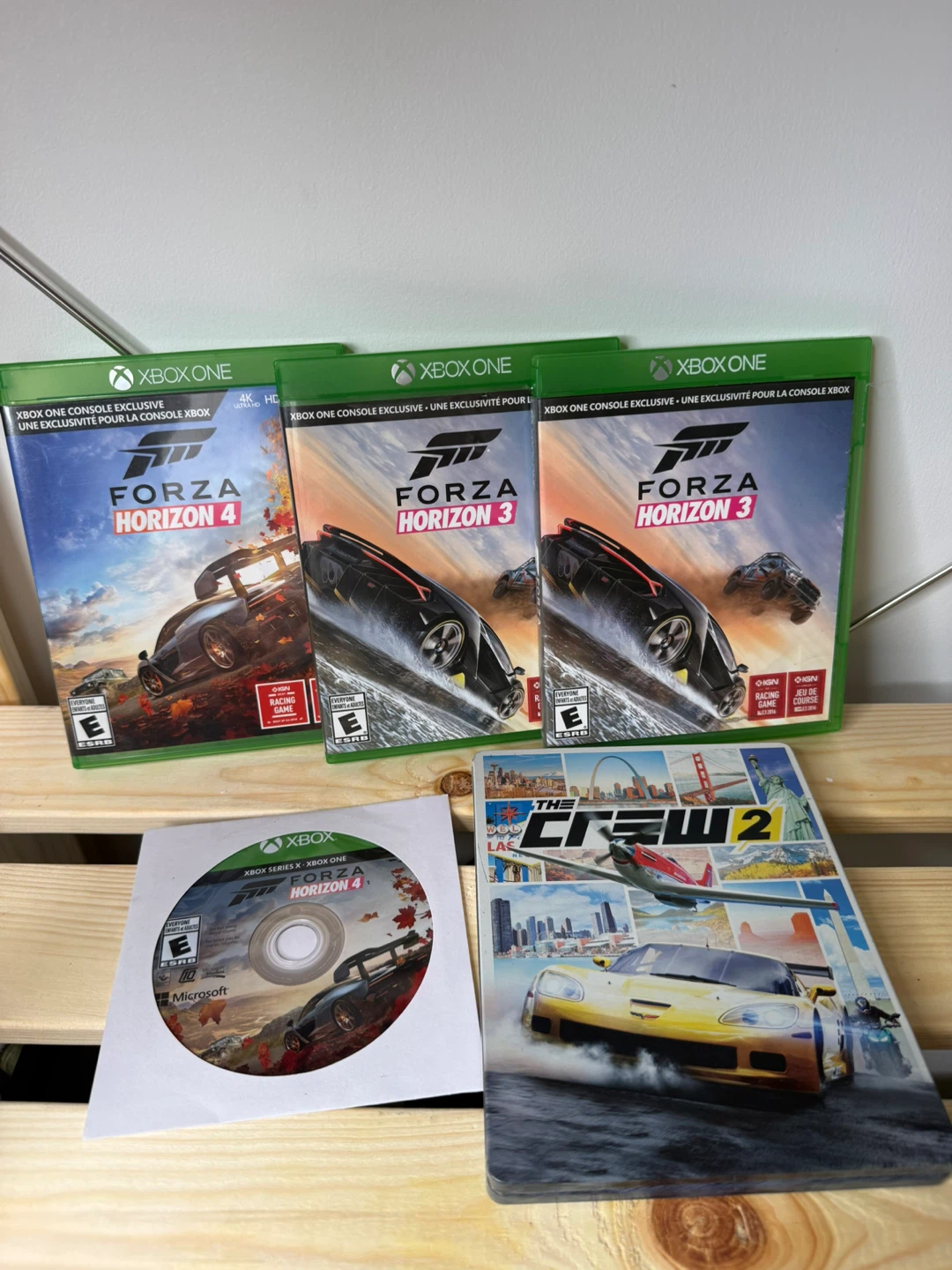 Xbox One Games check description Forza/crew