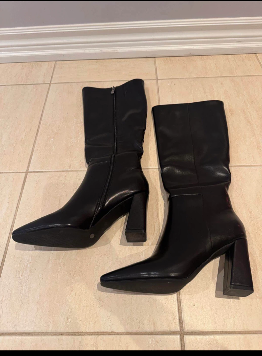 Black Heeled Boots