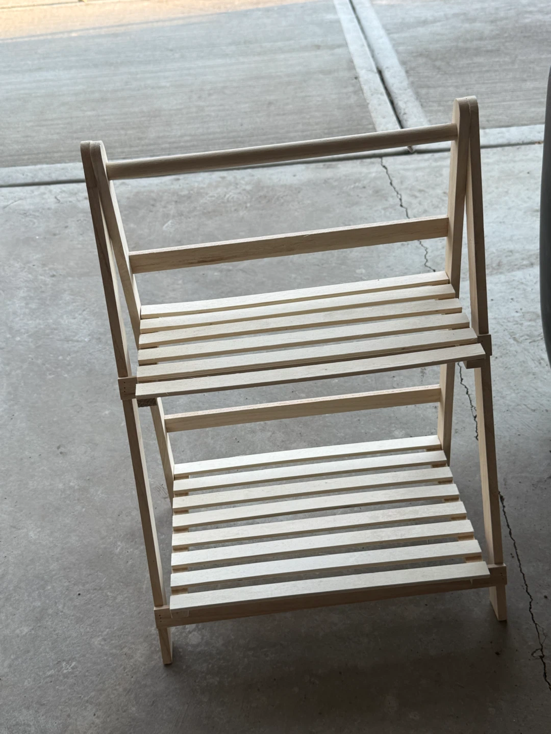 Wooden Foldable Shelf Unit