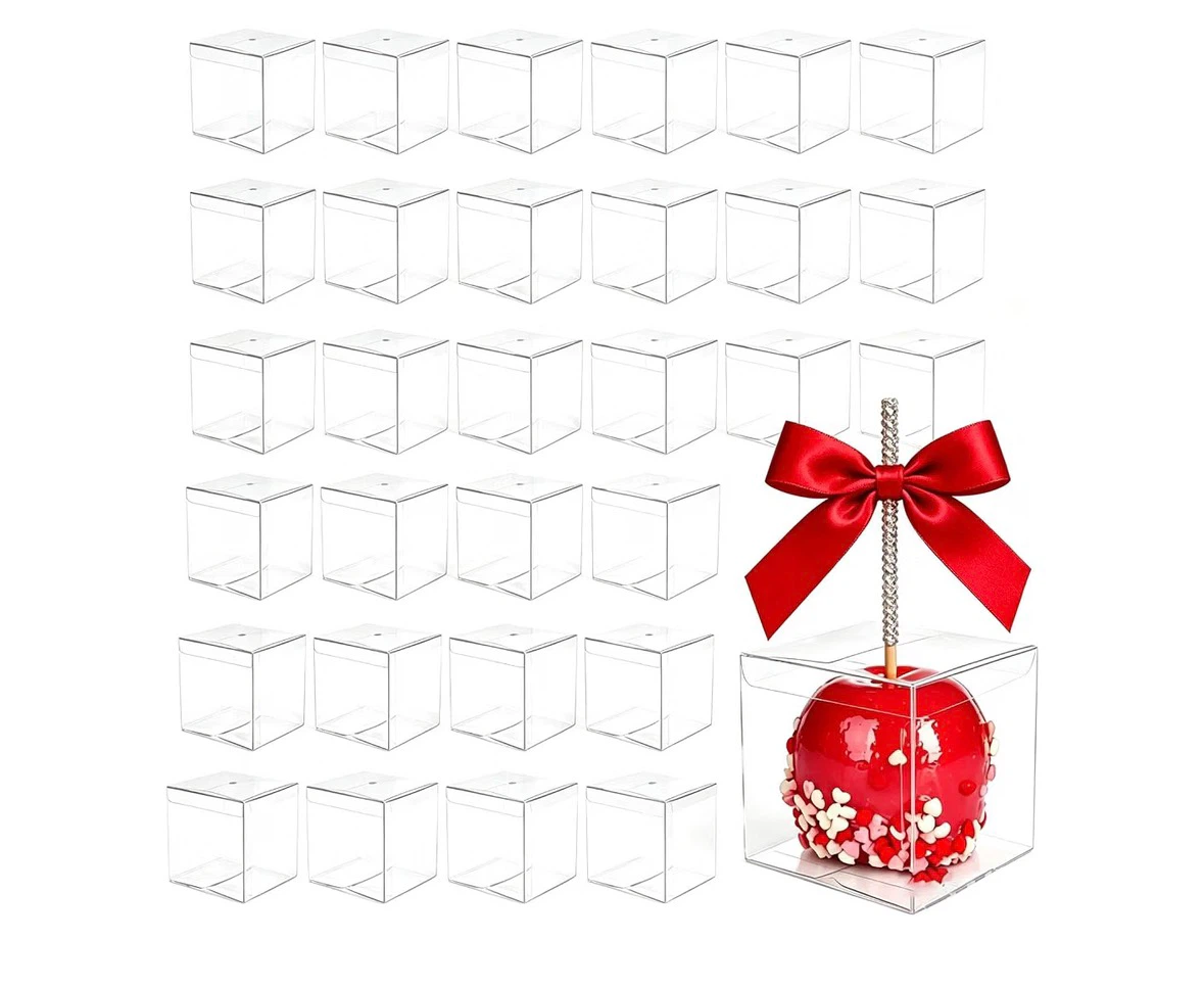 Candy Apple Box With Hole Top