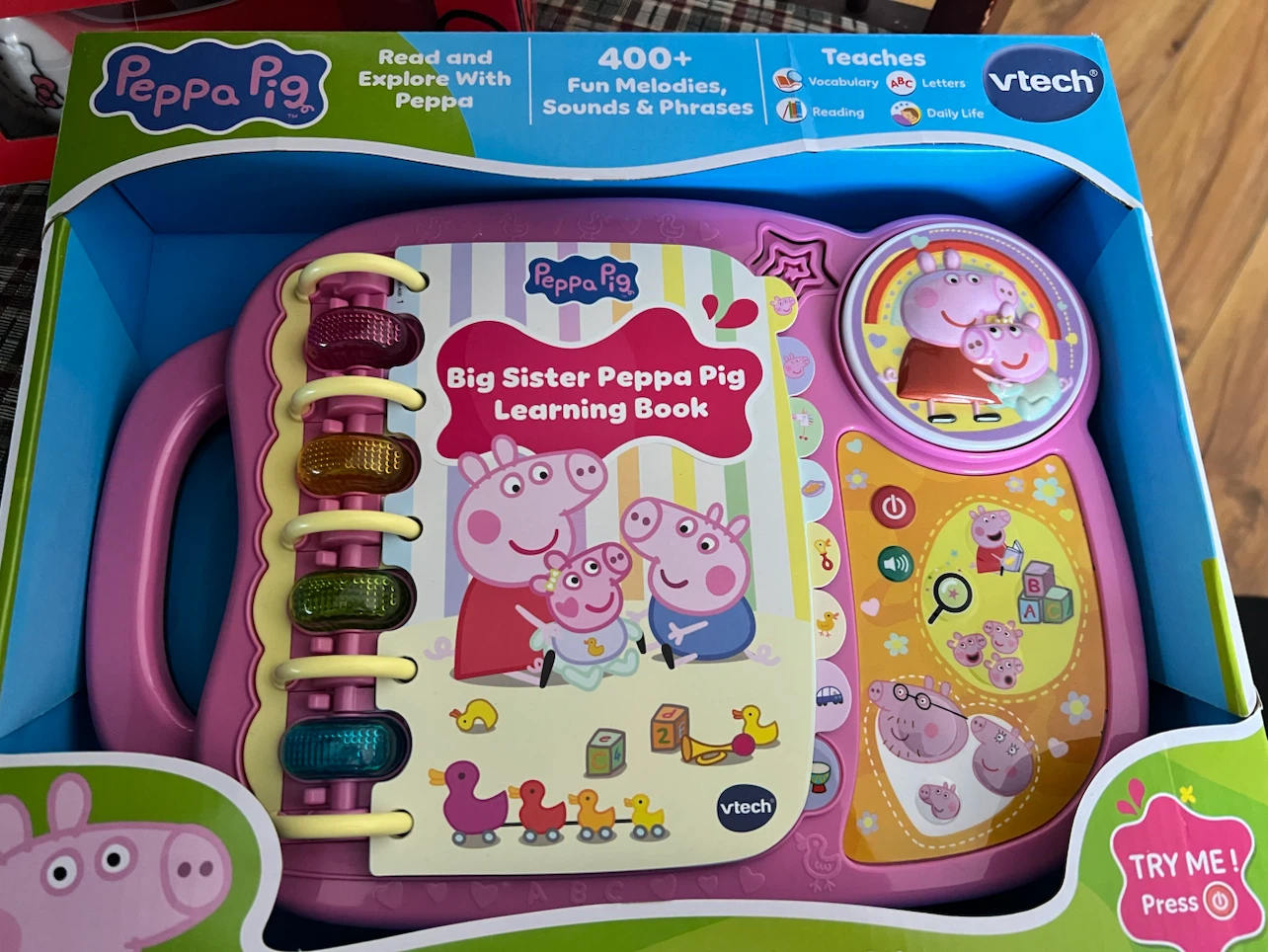 VTech Peppa Pig Big Sister Peppa Pig Learning Book