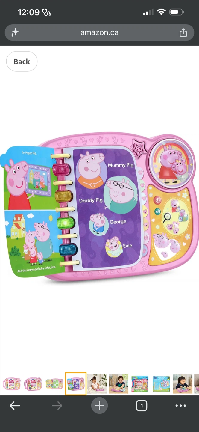 VTech Peppa Pig Big Sister Peppa Pig Learning Book - photo 3