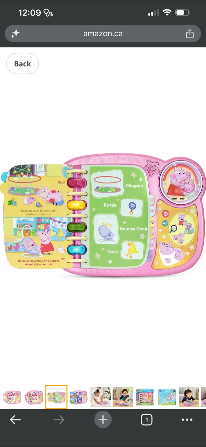 VTech Peppa Pig Big Sister Peppa Pig Learning Book - photo 4
