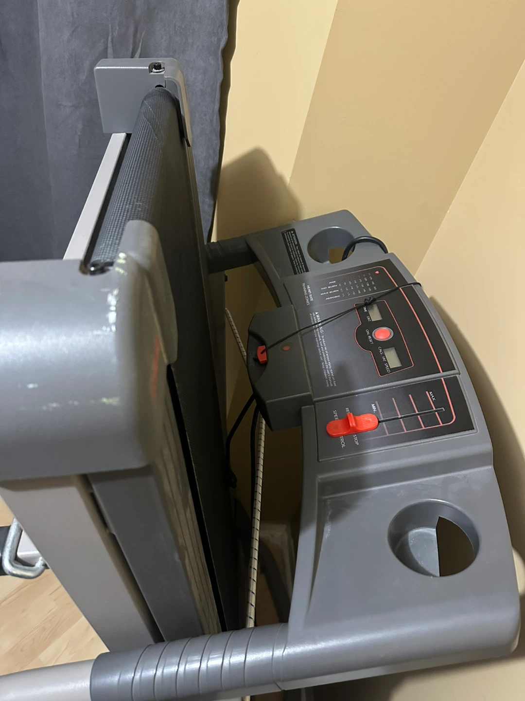 Grey Folding Treadmill - photo 3