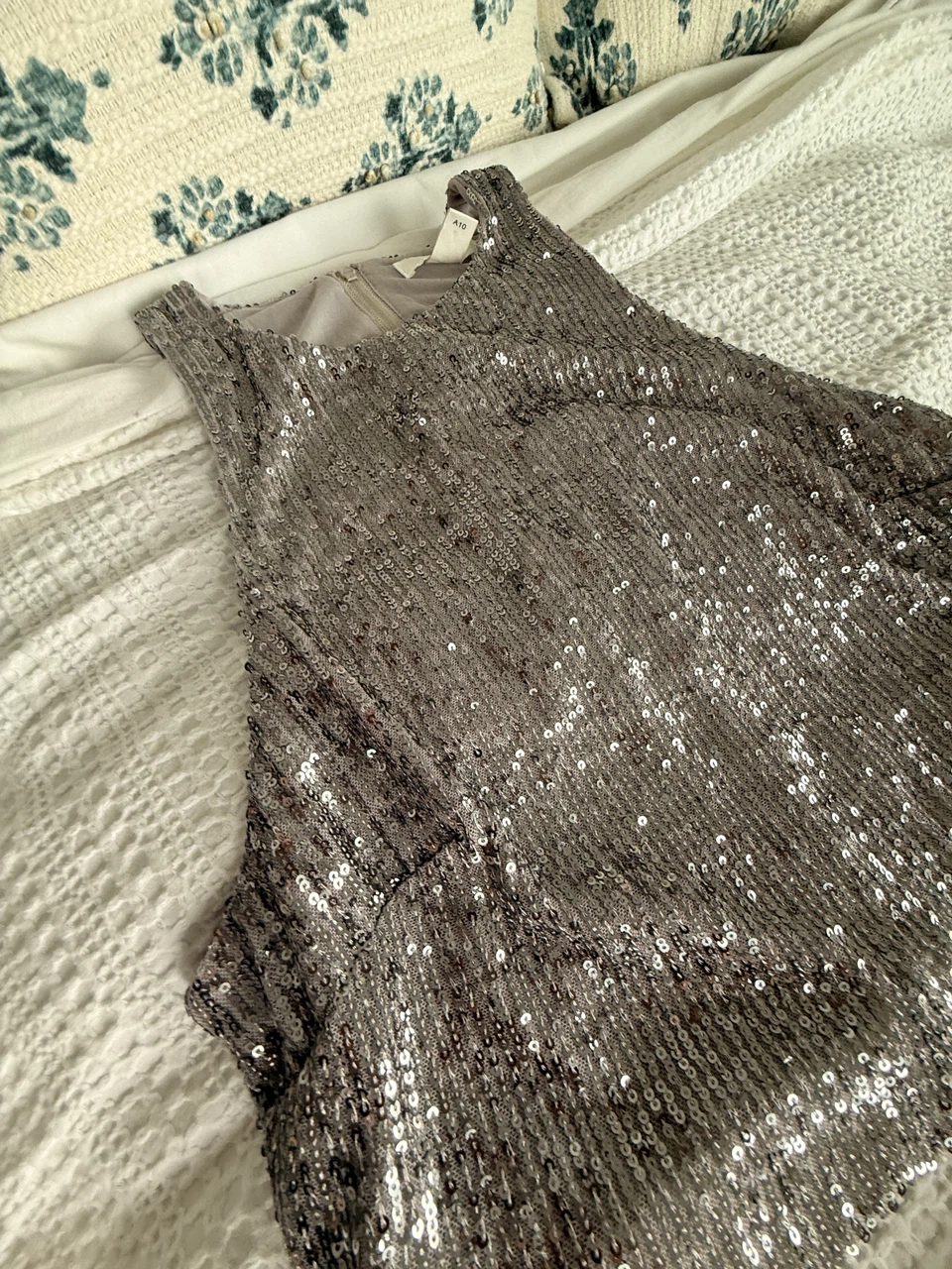 Sequin Tank Top and Flare Pants Set - photo 5