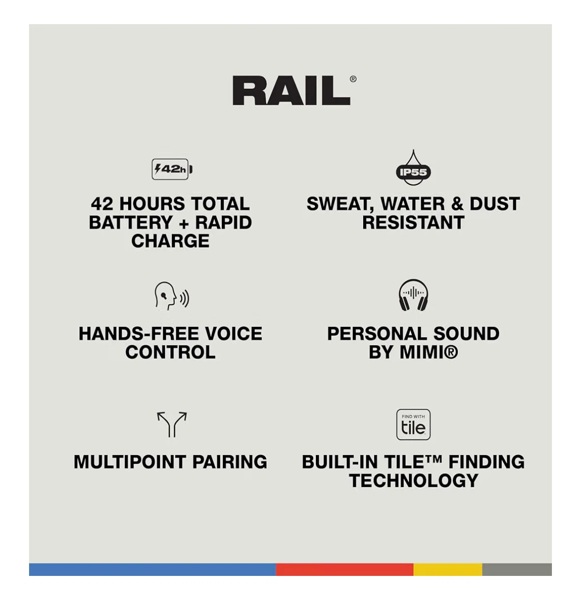 Skullcandy Rail Wireless in-Ear Bluetooth Earbuds - photo 4