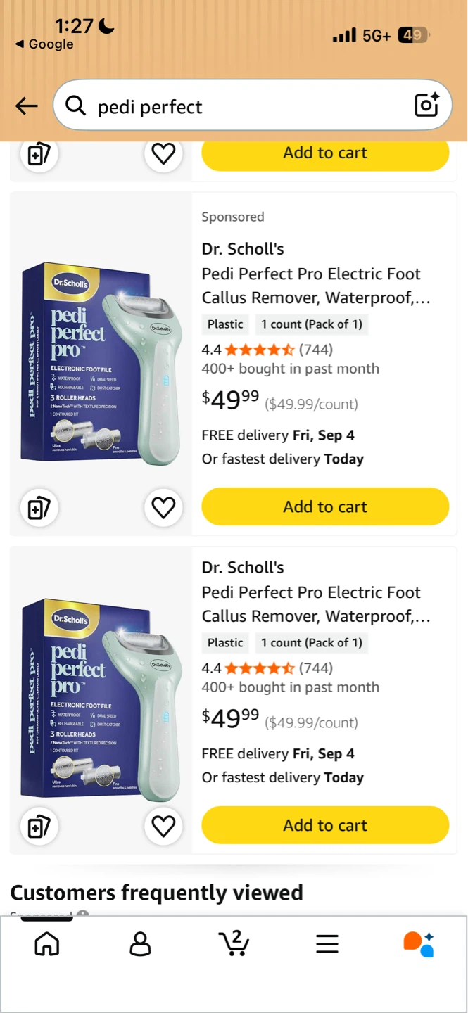 Dr. Scholl's Pedi Perfect Electronic Foot File - photo 3