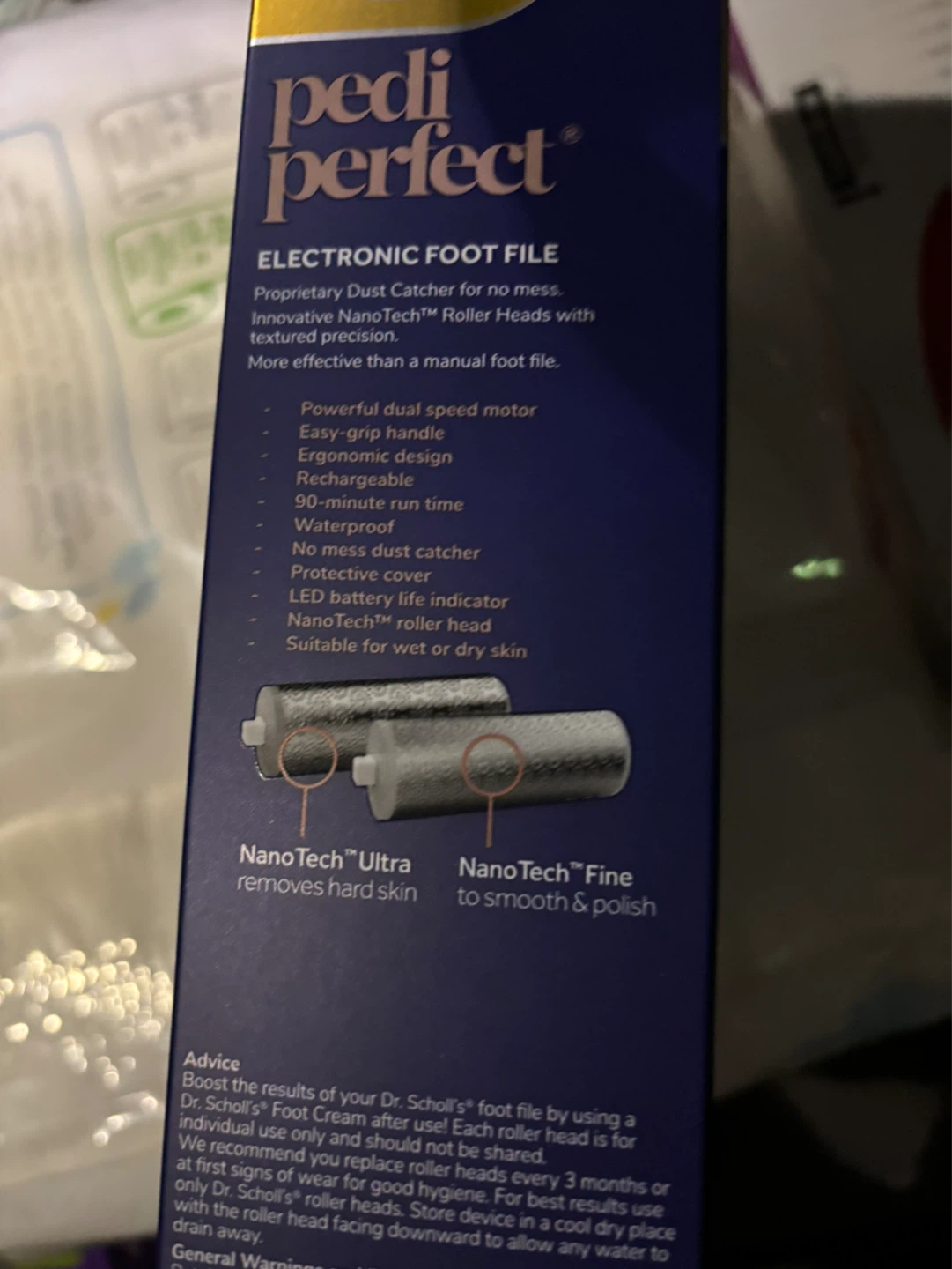Dr. Scholl's Pedi Perfect Electronic Foot File - photo 2