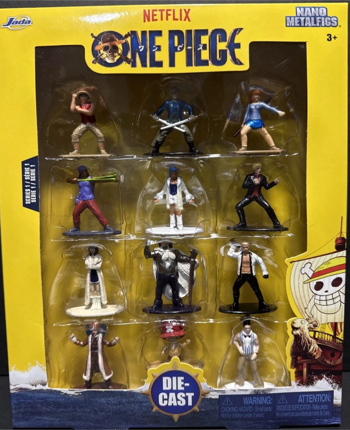 Netflix One Piece Nano Metalfigs Series 1 Die-Cast Figures