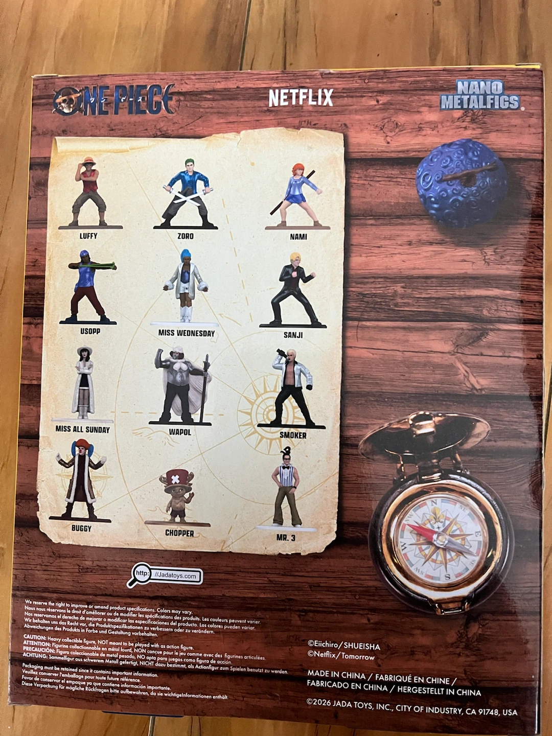 Netflix One Piece Nano Metalfigs Series 1 Die-Cast Figures - photo 3