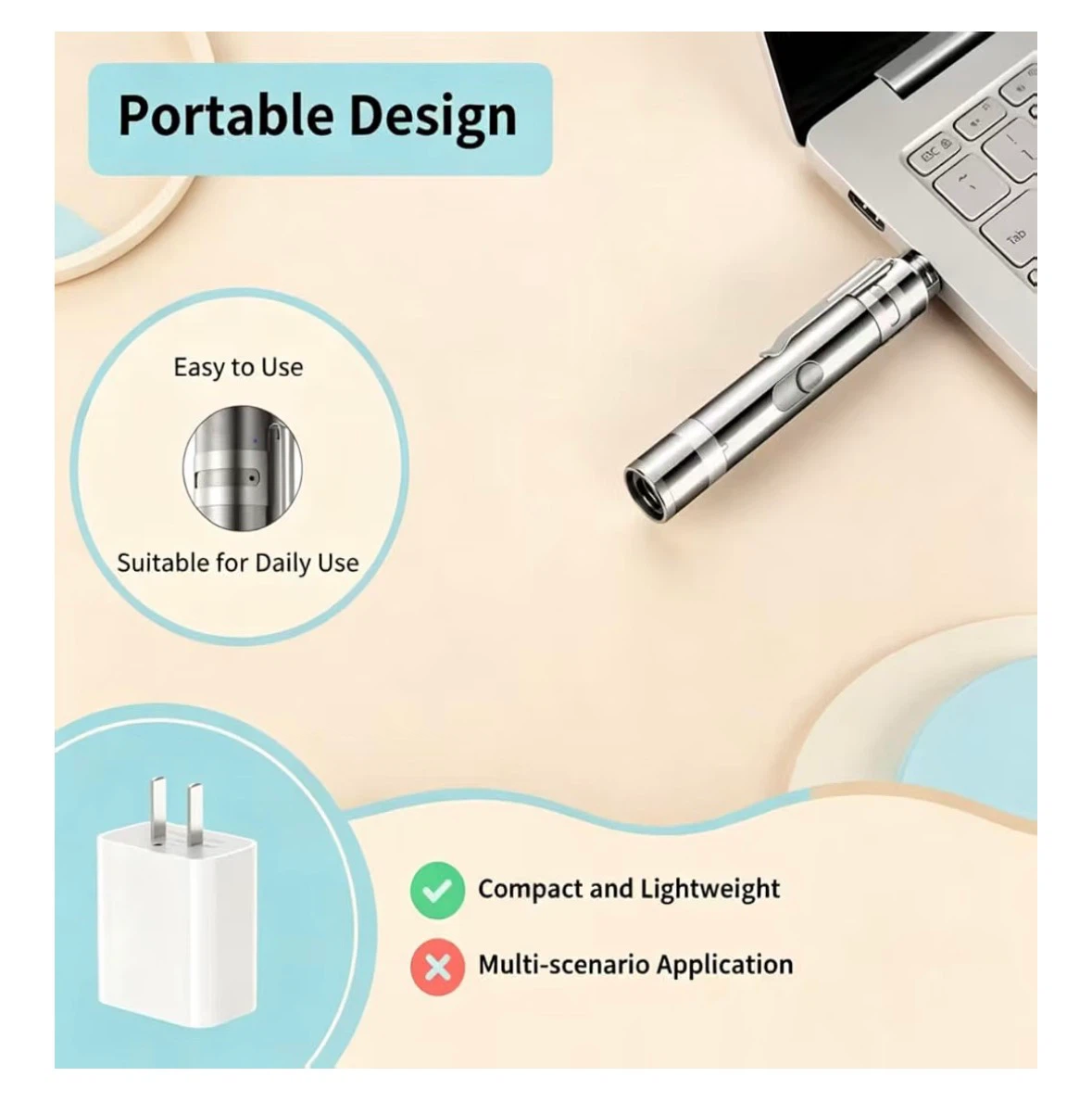 Interactive Cat Accessory USB Rechargeable 7 LED Patterns - photo 2
