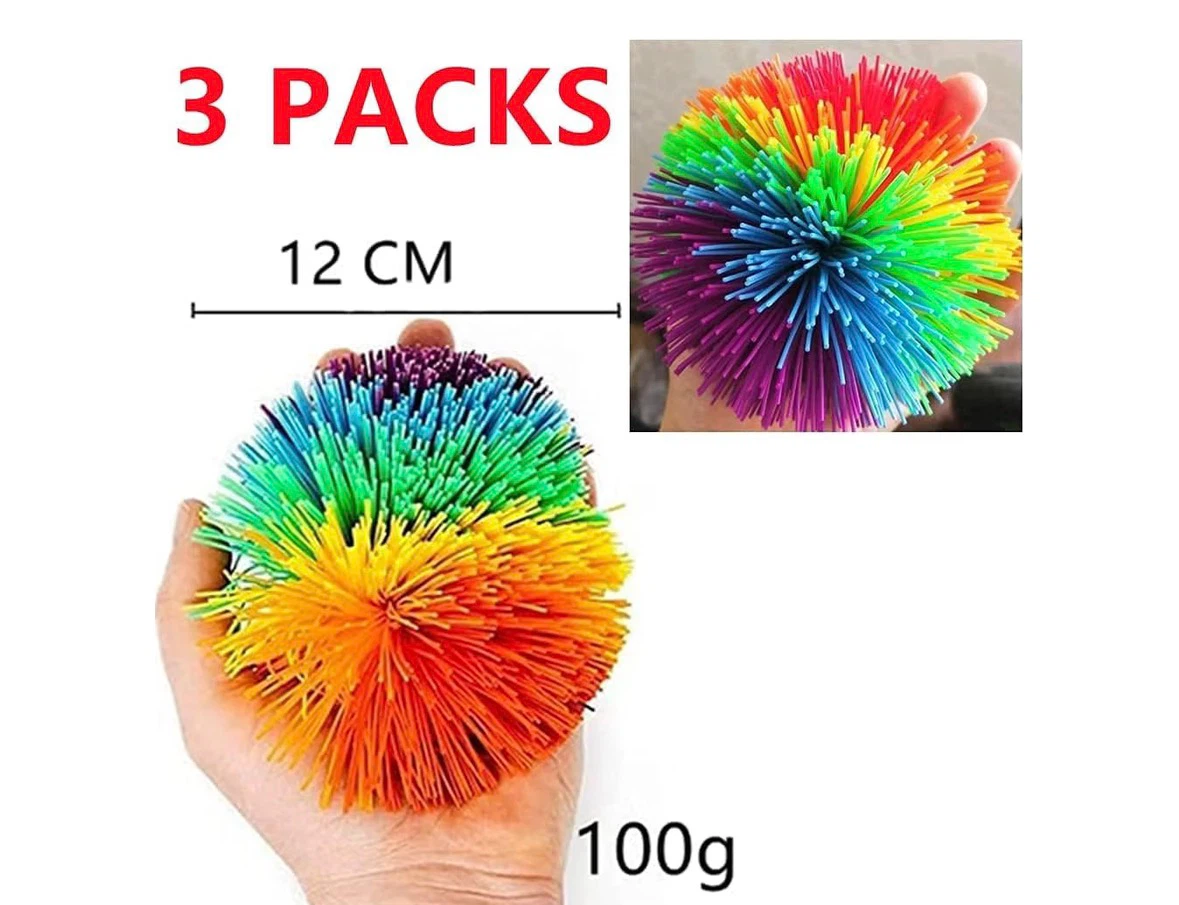 3 Large Monkey String Ball . Weight 100g Size 10cm Diameter - photo 5