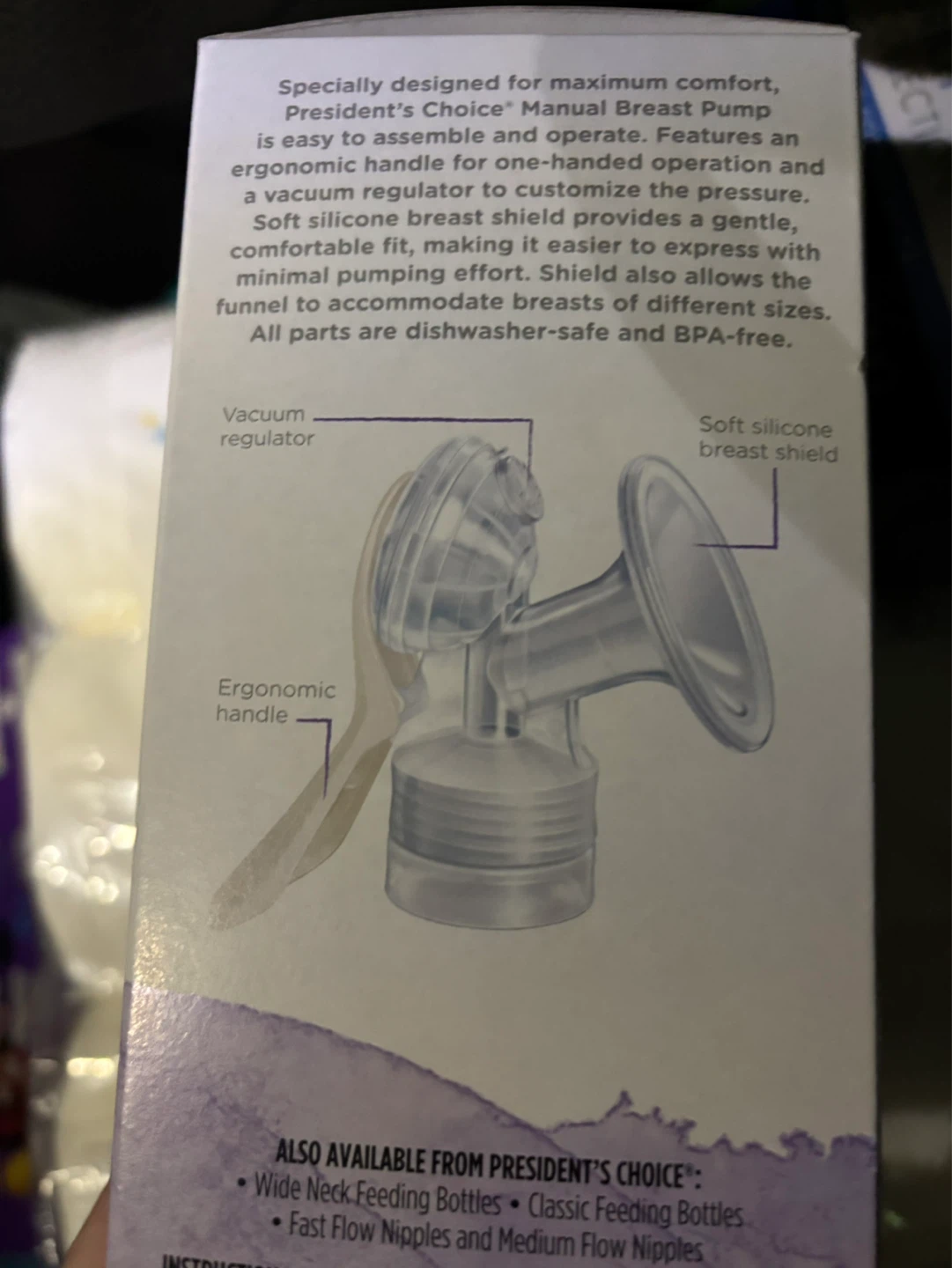 President's Choice Manual Breast Pump - photo 2